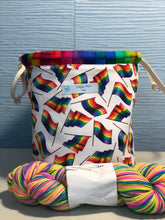 Load image into Gallery viewer, Small Sack - Pride Flags White