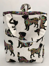 Load image into Gallery viewer, Knot Bag - Metallic Dog On It
