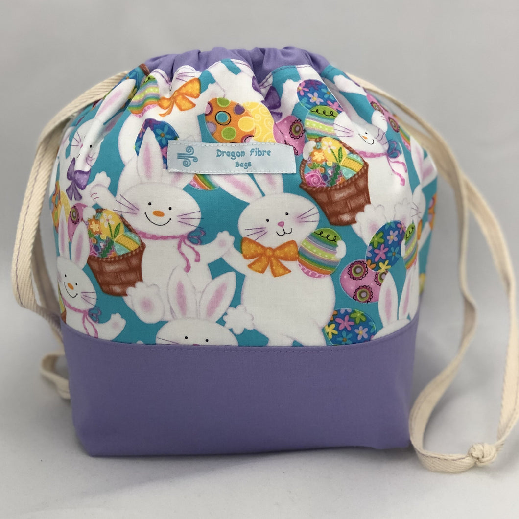 Small Sack - Easter Bunnies - Colour Blocked