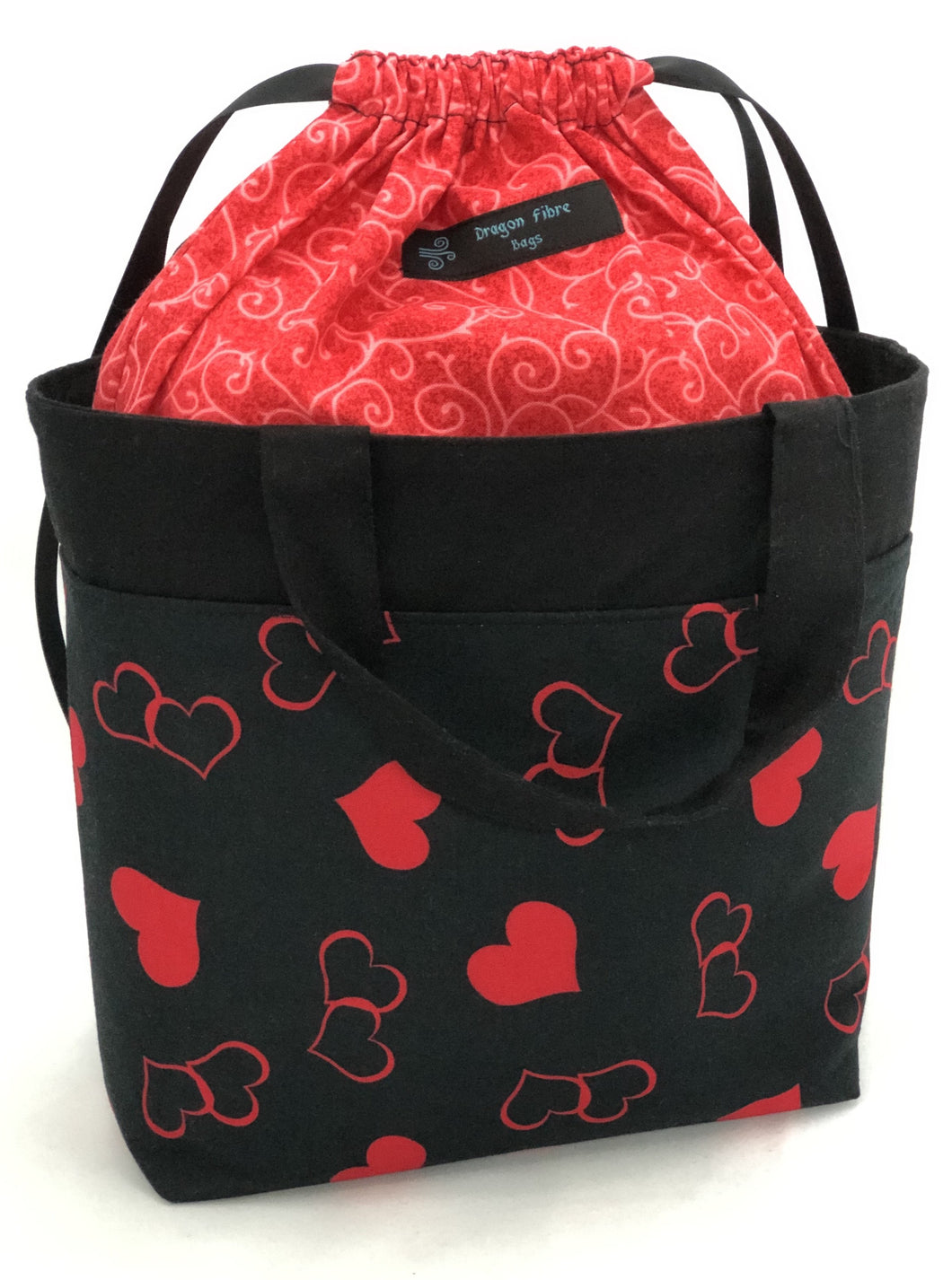 Tote Bag - Intertwined Hearts