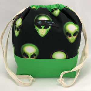 Small Sack - Area 51 Aliens- Colour Blocked