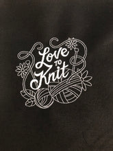Load image into Gallery viewer, Embroidery Sack - Love to Knit
