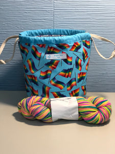 Small Sack - Pride Flags Blue